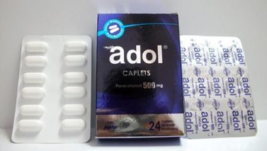 أدول أقراص مسكن للالام وخافض للحرارة ومضاد للألتهابات Adol Caplets