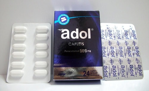 أدول أقراص مسكن للالام وخافض للحرارة ومضاد للألتهابات Adol Caplets