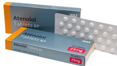 اتينولول أقراص لعلاج إرتفاع ضغط الدم والنوبة القلبية Atenolol Tablets  