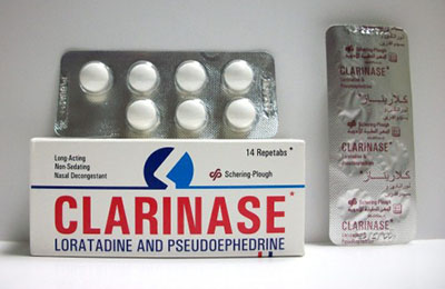 كلاريناز أقراص لعلاج نزلات البرد وحساسية الجيوب الانفية Clarinase Tablets