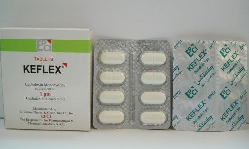 كيفليكس كبسولات مضاد حيوي لعلاج الالتهابات البكتيرية Keflex Capsules