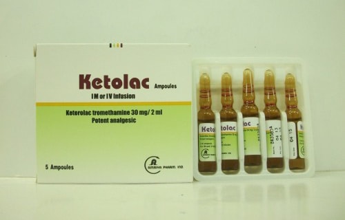 كيتولاك أمبولات حقن لتسكين الالام بعد العمليات الشديدة Ketolac Ampoules