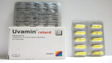 يوفامين ريتارد كبسولات لعلاج إلتهابات المسالك البولية Uvamin retard Capsules