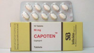 كابوتن أقراص لعلاج إرتفاع ضغط الدم Capoten Tablets