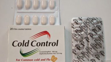 كولد كنترول أقراص لعلاج أعراض البرد والانفلونزا Cold control Tablets