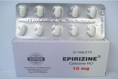 إبيريزين أقراص مضاد للحساسية وعلاج الالتهابات Epirizine Tablets