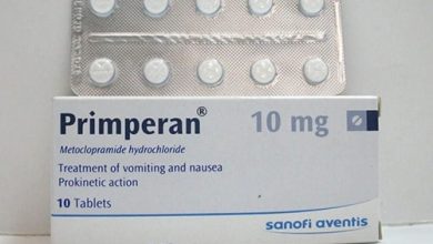 بريمبران لعلاج حالات القئ والغثيان والتهابات المعدة Primperan