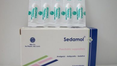 سيدامول لبوس مسكن للالم وخافض للحرارة Sedamol Suppositories