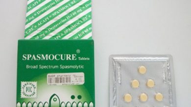 سبازموكيور أقراص لعلاج ألام المعدة والتقلصات Spasmocure Tablets