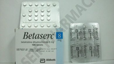 بيتاسيرك أقراص لعلاج الدوخة وإضطرابات الدورة الدموية Betaserc Tablets